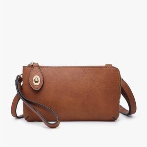 Jen & Co. Brown Kendall Vegan Crossbody
